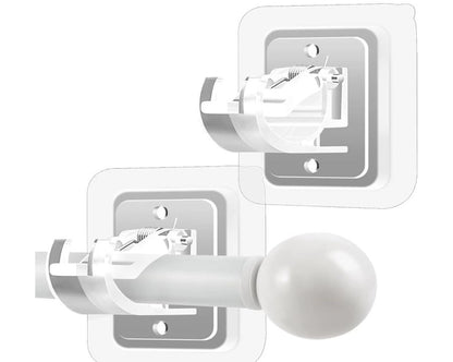 Self Adhesive Curtain Rod Holder Without Drill-(packof4)