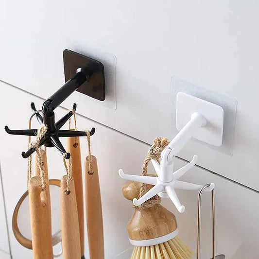 Wall-Mounted Adjustable  Degree hook stiker