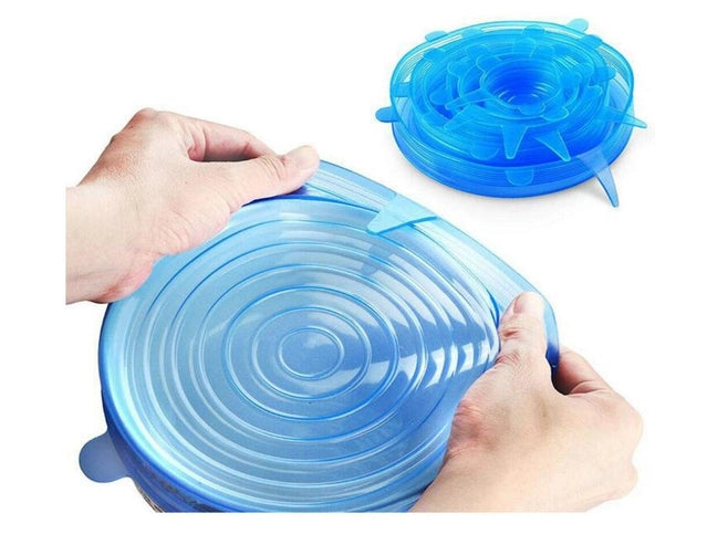 Home Kitchen Silicone Stretch 6pcs